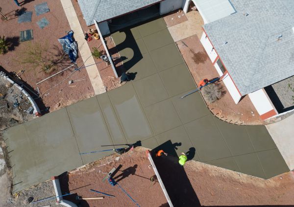 Cost of Concrete Driveway Finishing in Poughkeepsie